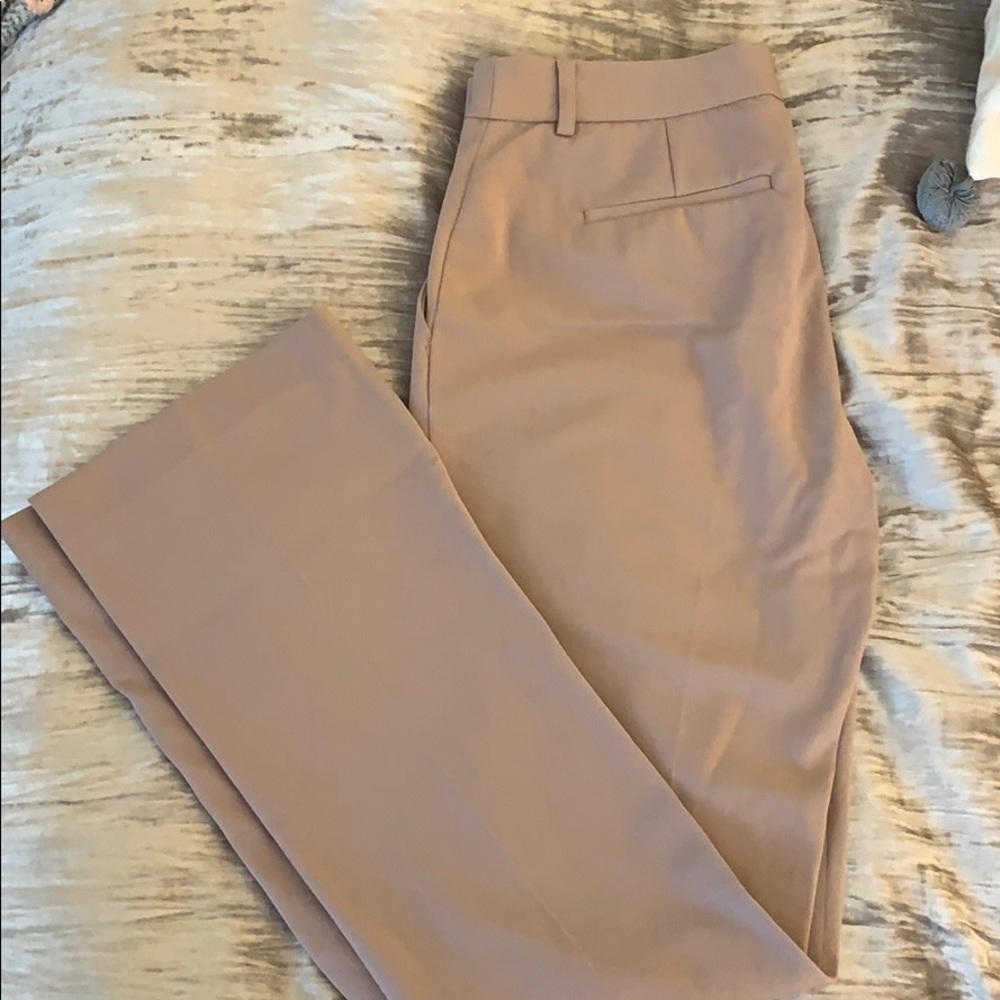 Express columnist barely boot pants mid rise